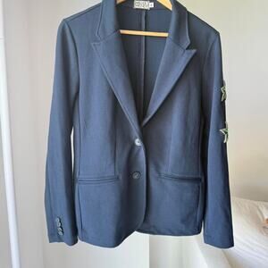 Miller Wendt Navy Blazer w/ Star Patches – Size S